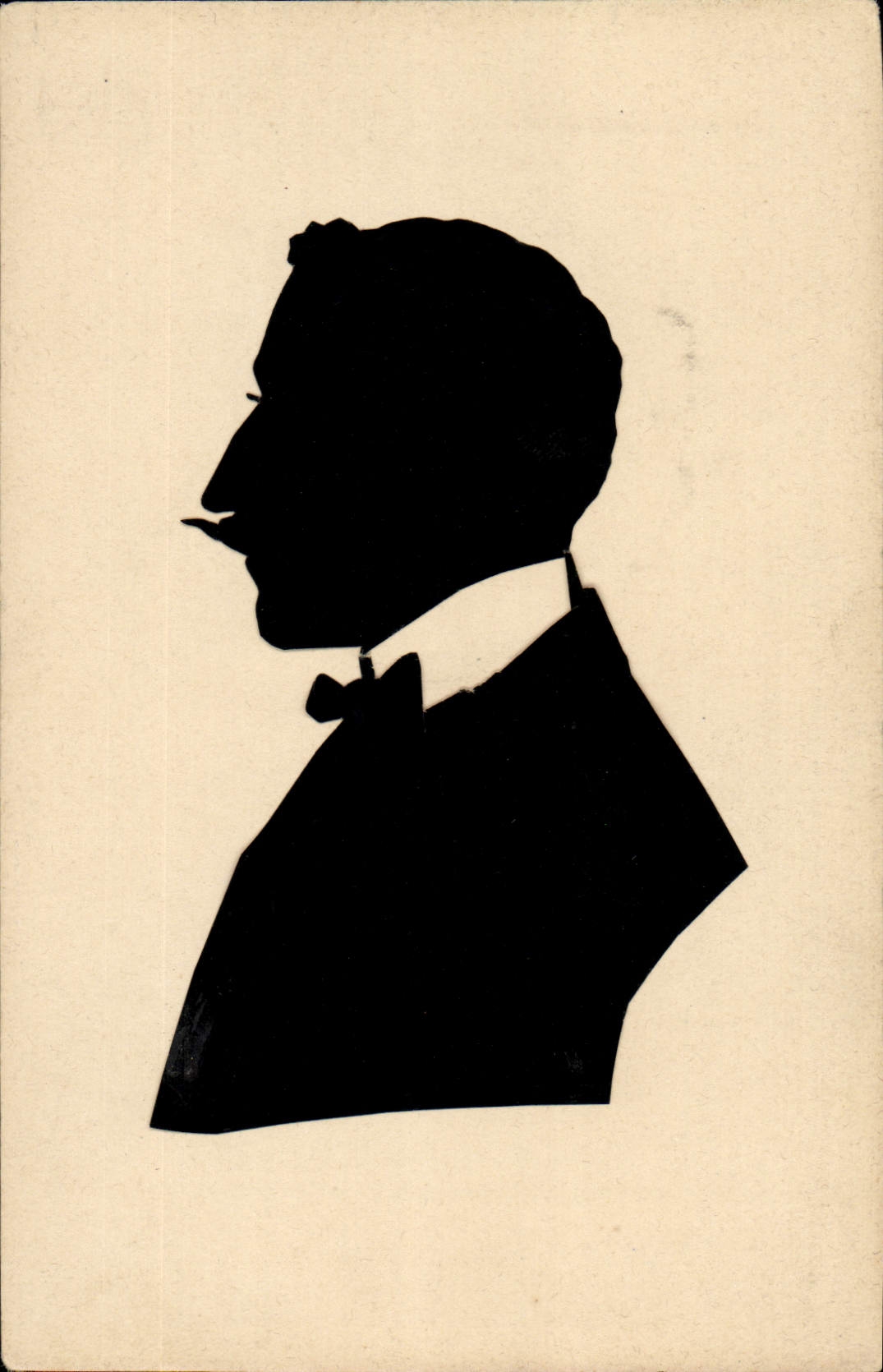 CPA Contre la lumiere Homme