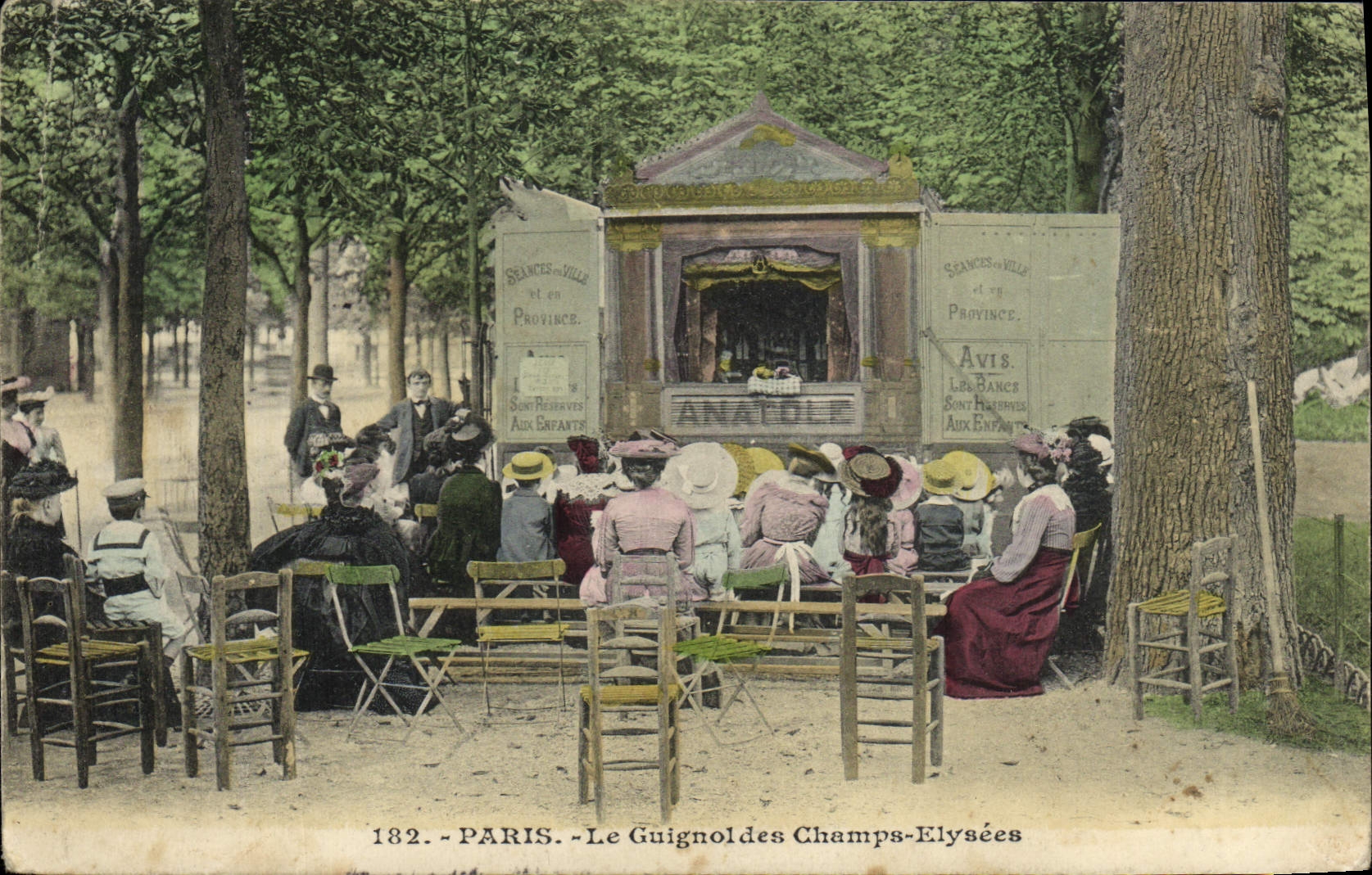 CPA Theatre Guignol Paris Le Guignol des champs Elysees TOP