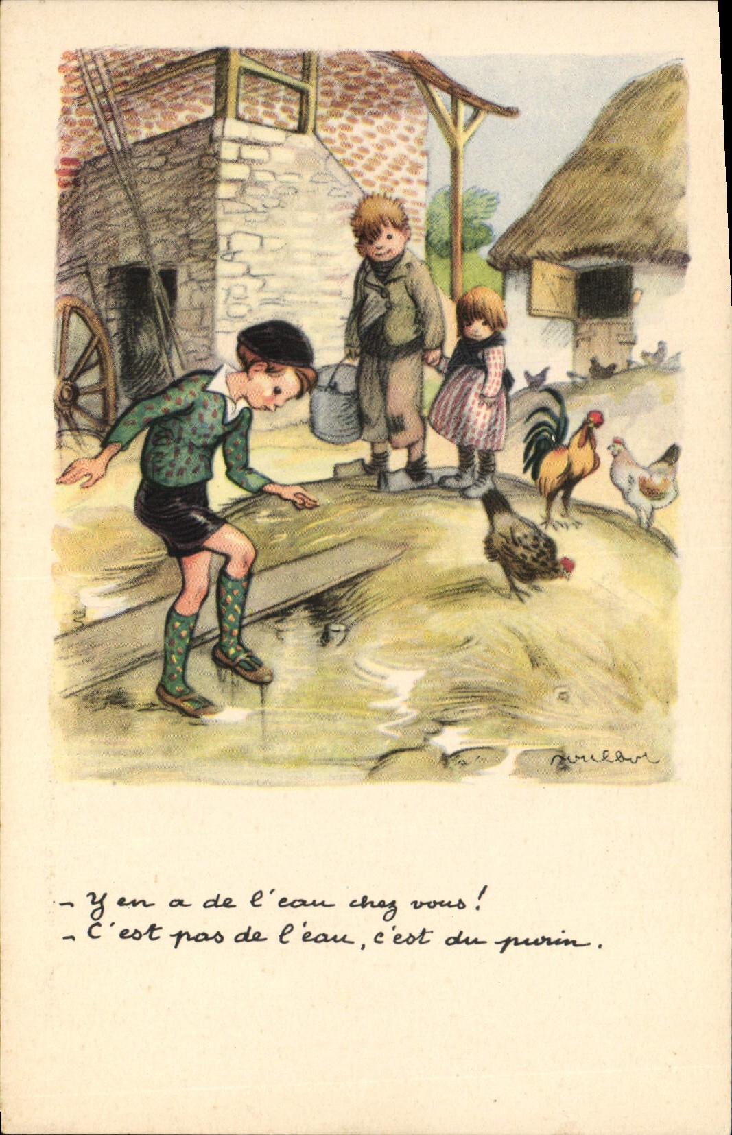 CPA Fantaisie Illustrateur Poulbot 