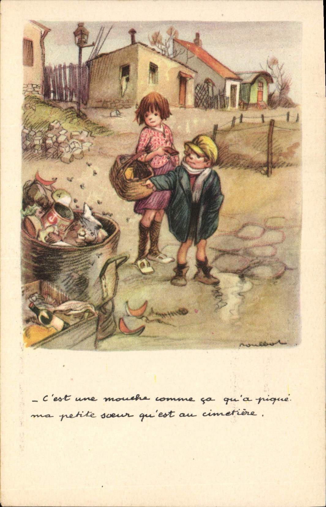 CPA Fantaisie Illustrateur Poulbot 