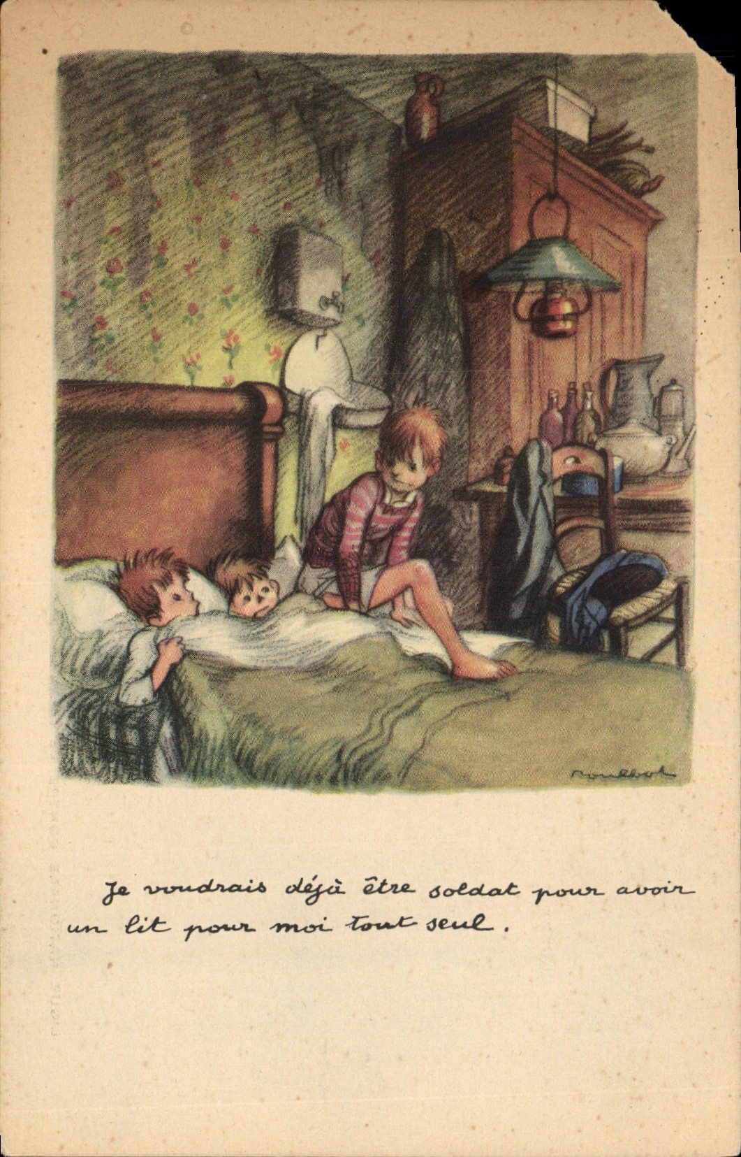 CPA Fantaisie Illustrateur Poulbot 