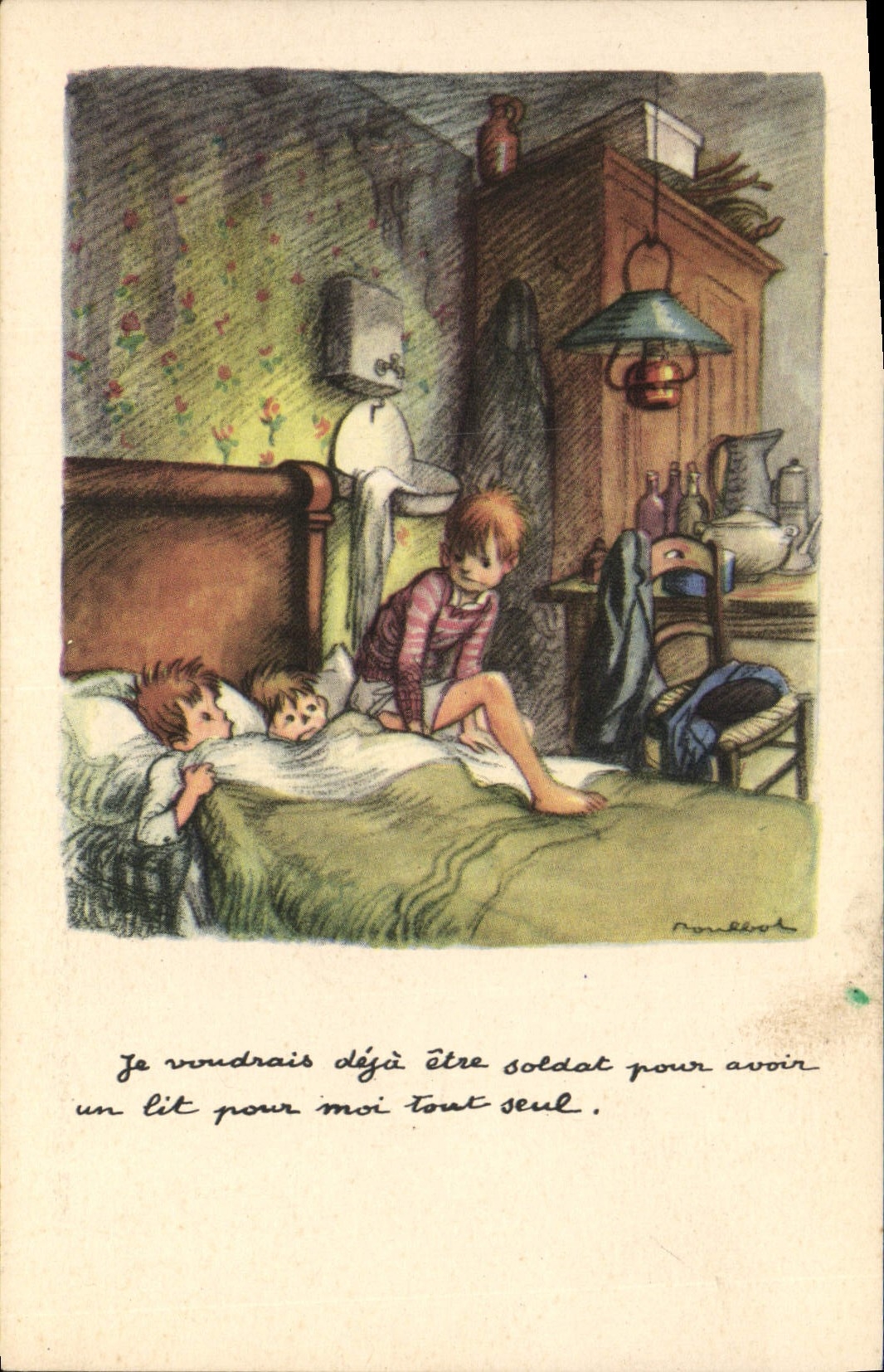 CPA Fantaisie Illustrateur Poulbot 