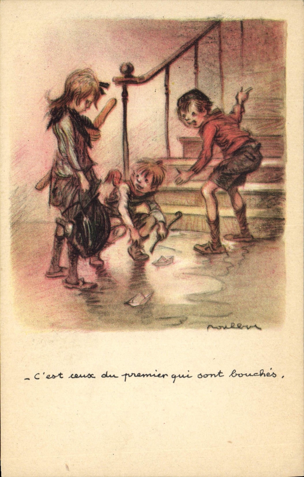 CPA Fantaisie Illustrateur Poulbot 