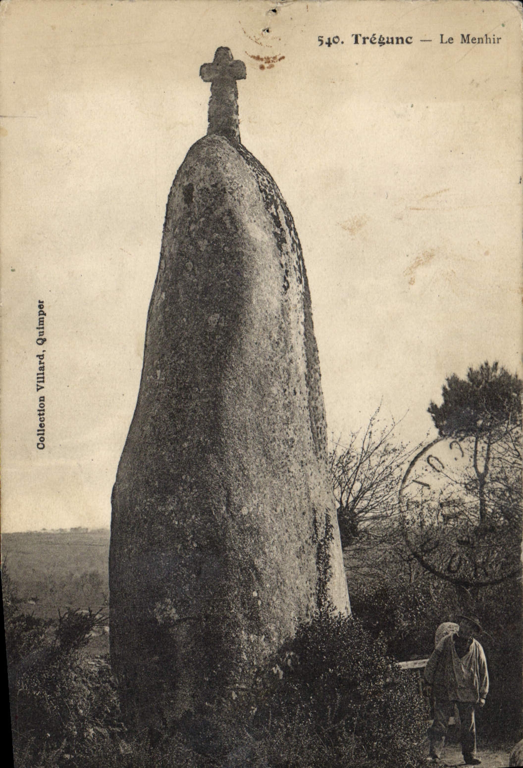 CPA Dolmen Menhir Tregunc 