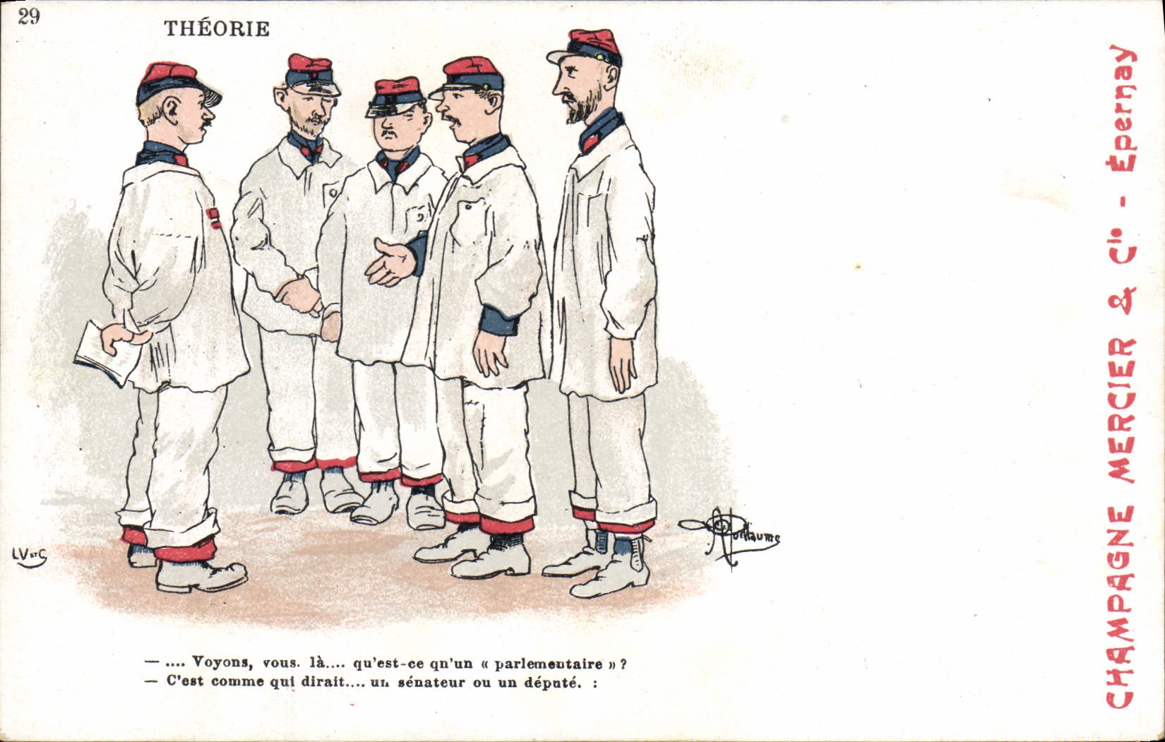 CPA Militaria Theorie