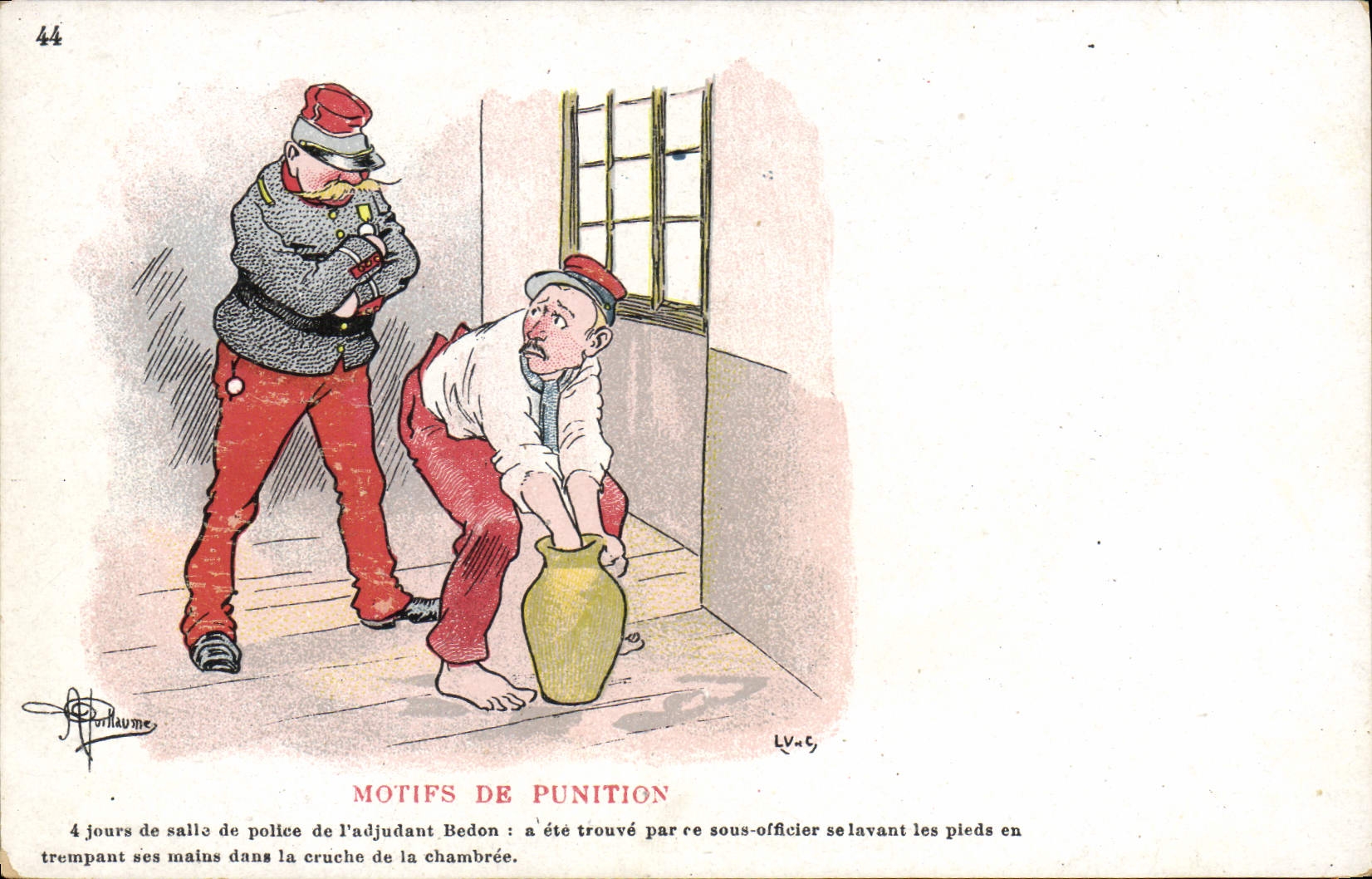 CPA Militaria Motifs de punition