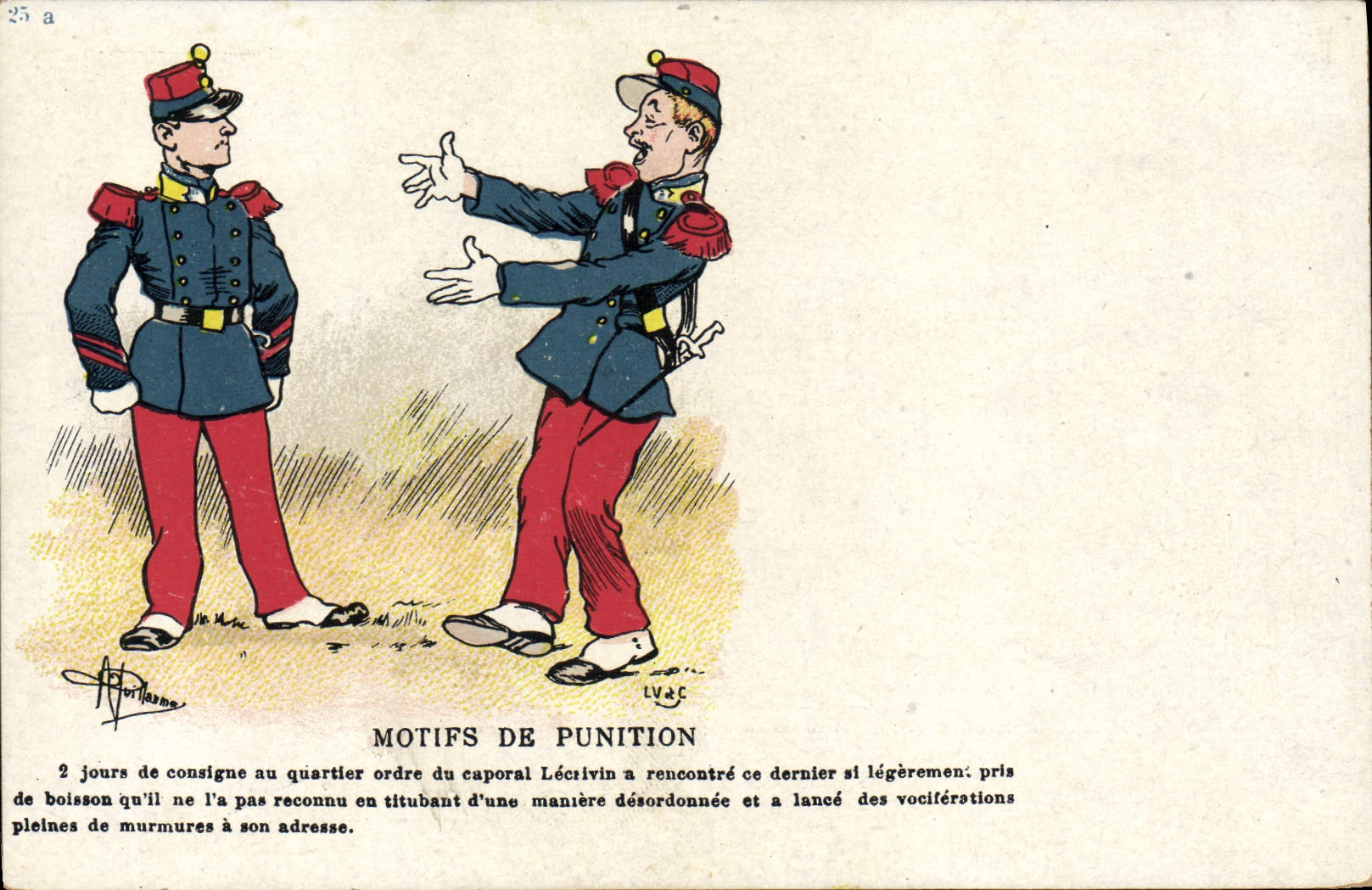 CPA Militaria Motifs de punition
