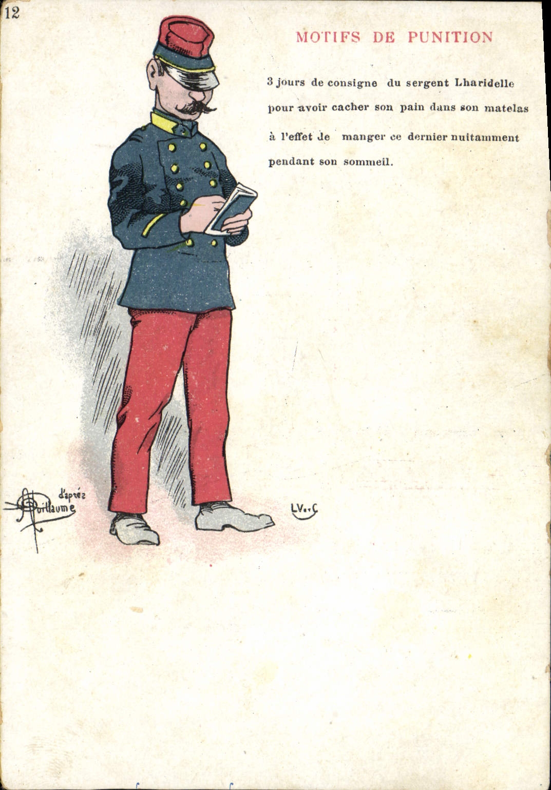 CPA Militaria Motifs de punition