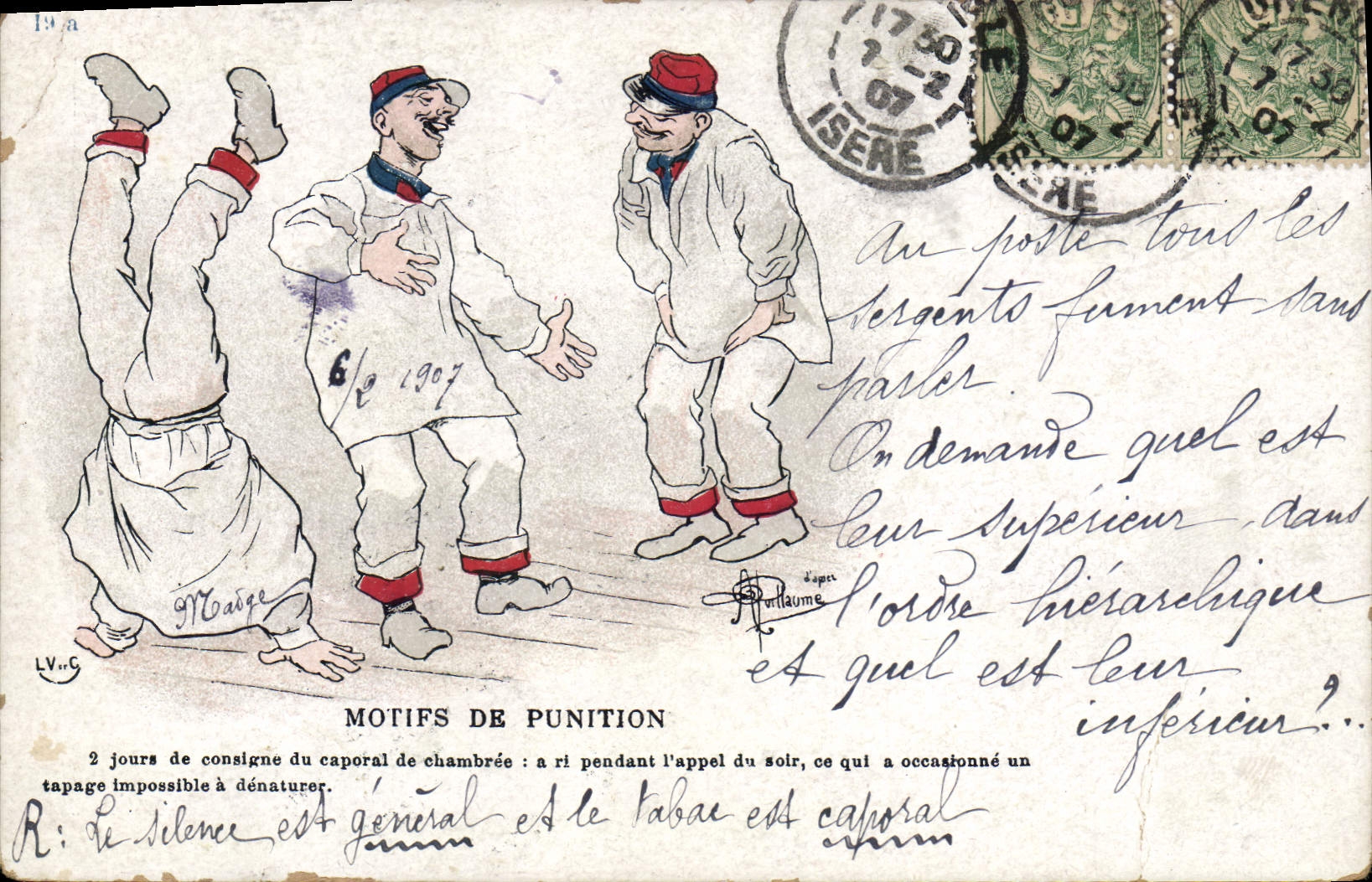 CPA Militaria Motifs de punition