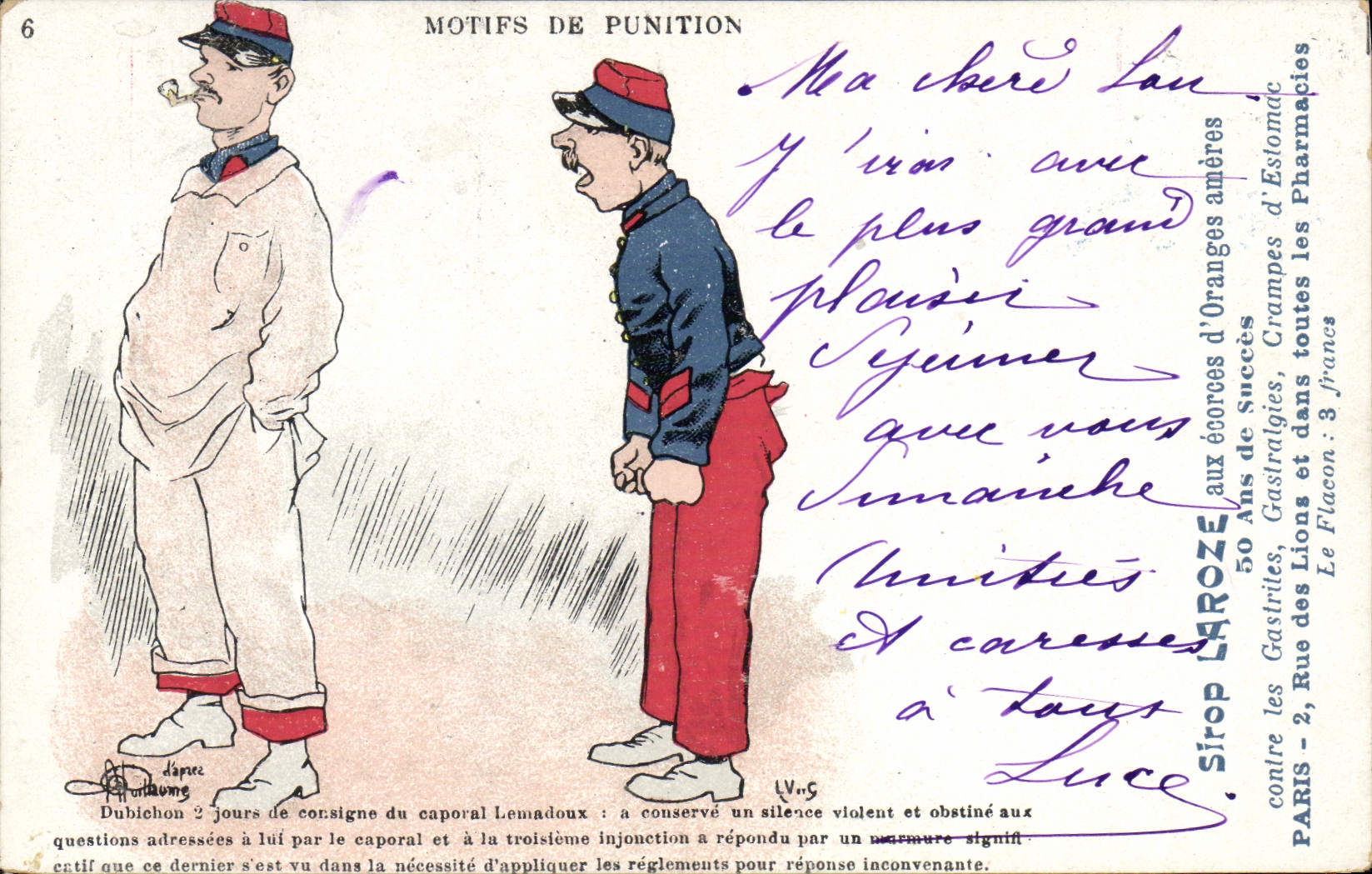 CPA Militaria Motifs de punition