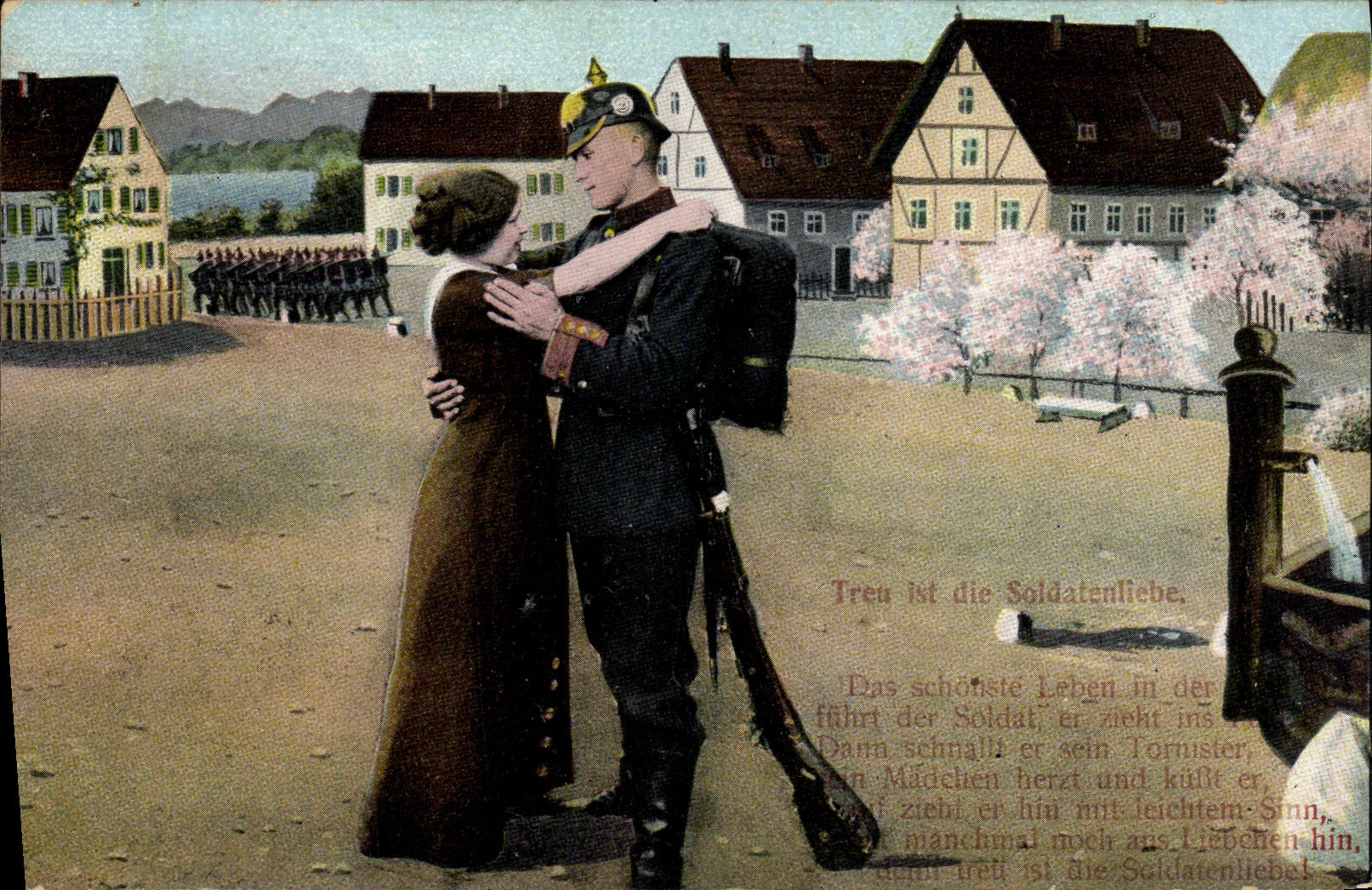 CPA Militaria Soldat Allemand