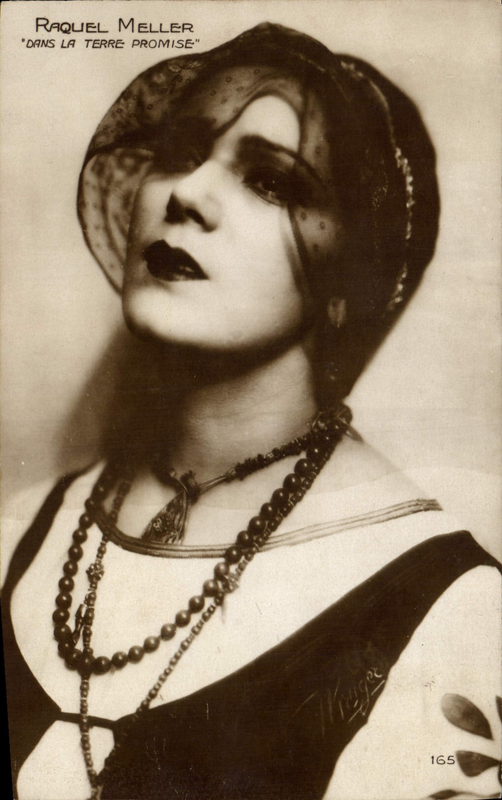 CPM Cinema Raquel Meller dans la Terre Promise