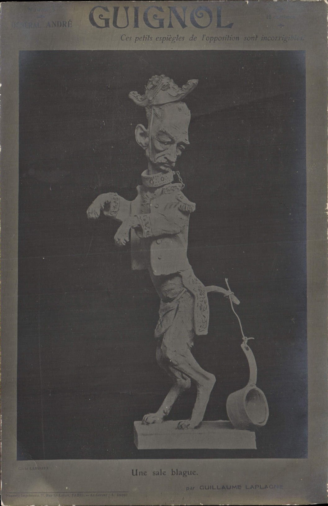 VINTAGE POSTCARD Theater Puppet a dirty joke