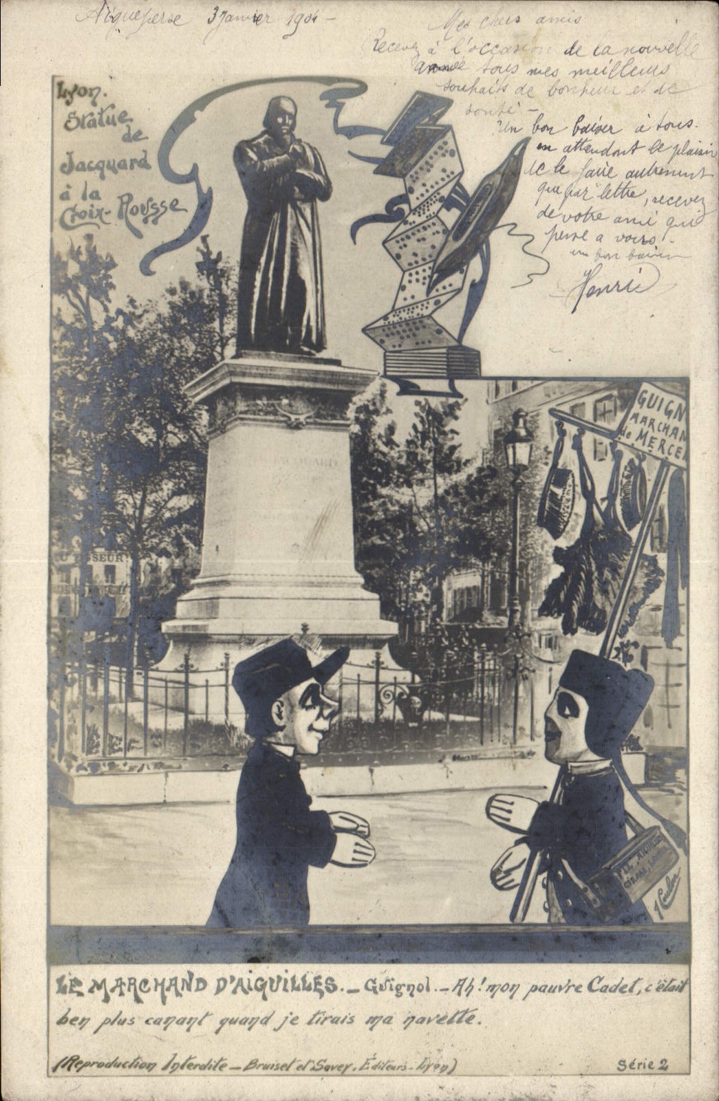 CPA Theatre Guignol Le marchand d'aiguilles 