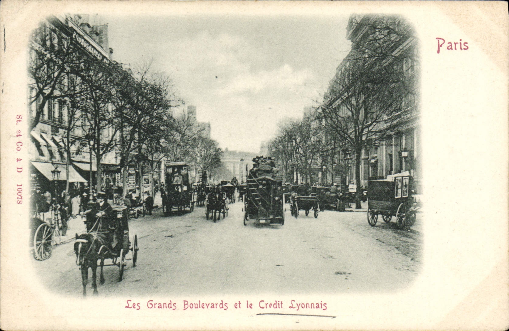 CPA Banque Paris Les Grands Boulevards et le Credit Lyonnais