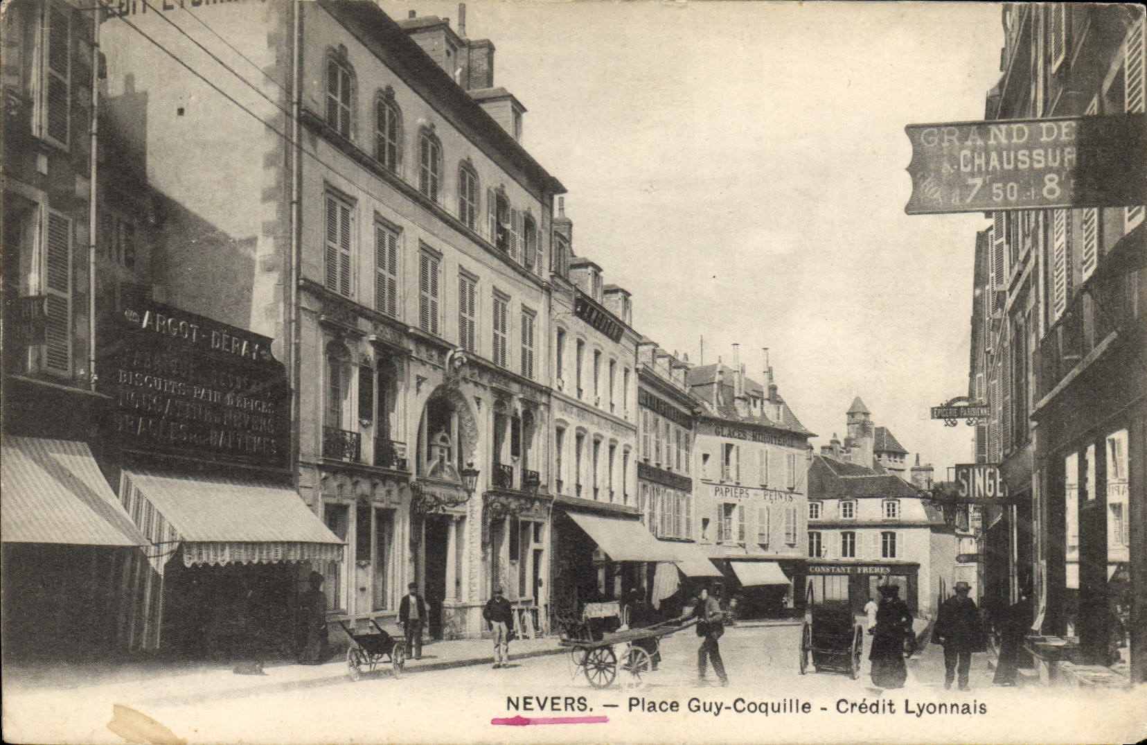 CPA Banque Nevers Place Guy Coquille Credit Lyonnais
