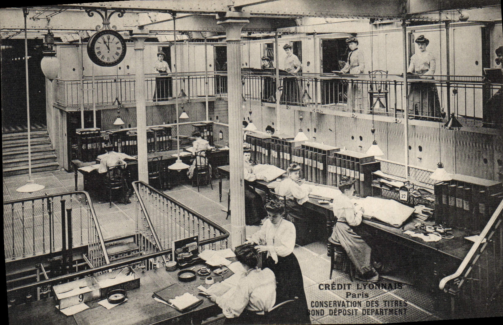 CPA Banque Credit Lyonnais Paris Conservation des titres TOP