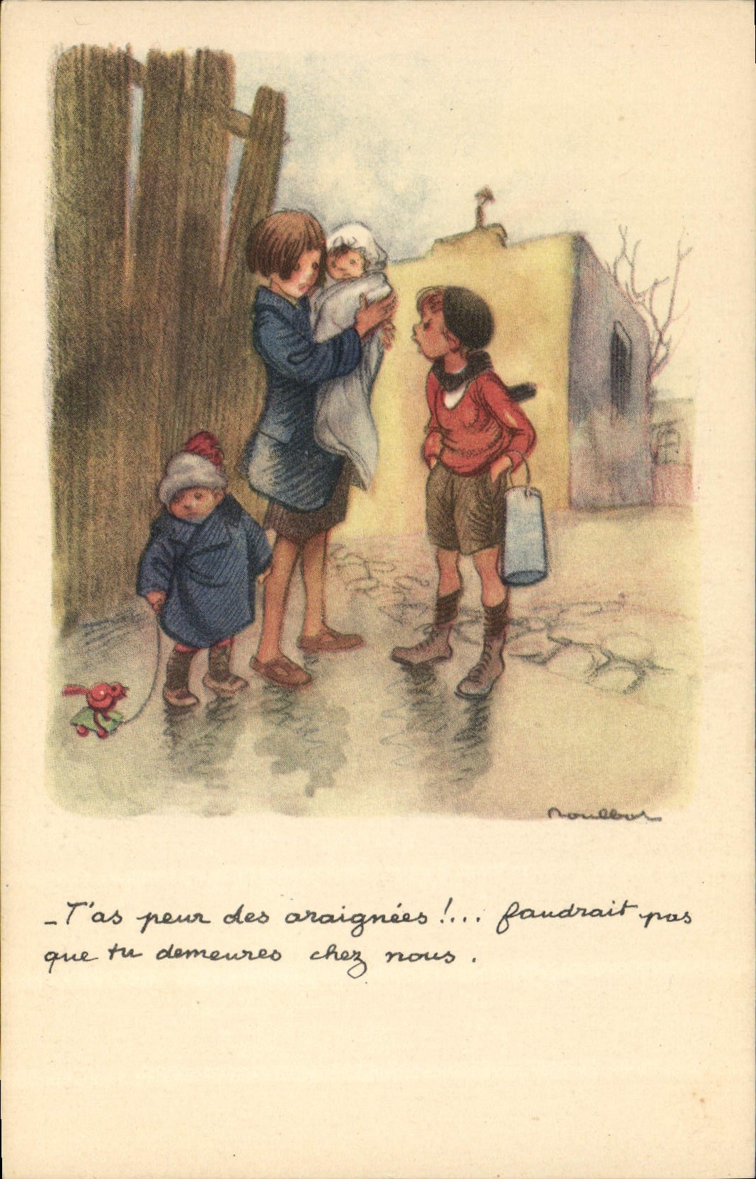 CPA Fantaisie Illustrateur Poulbot 