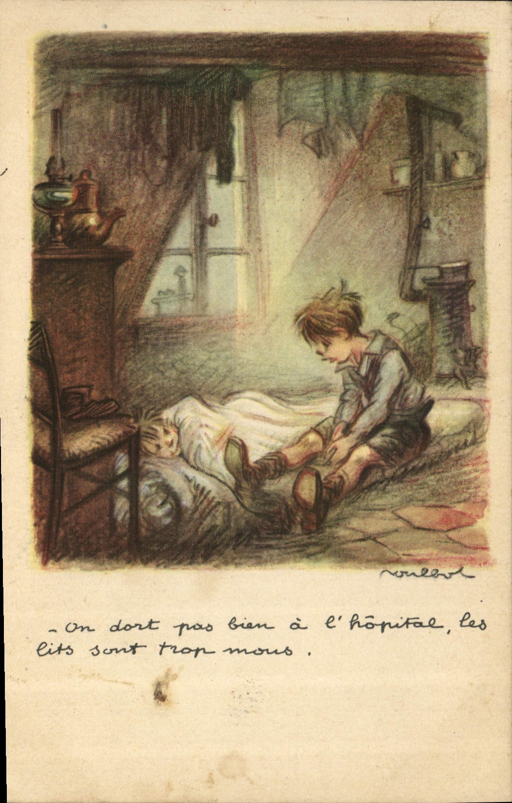 CPA Fantaisie Illustrateur Poulbot 