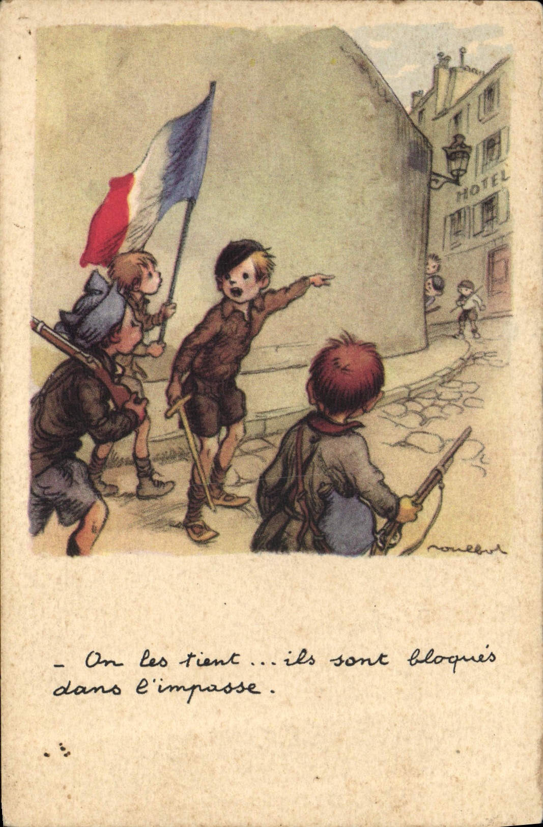 CPA Fantaisie Illustrateur Poulbot 