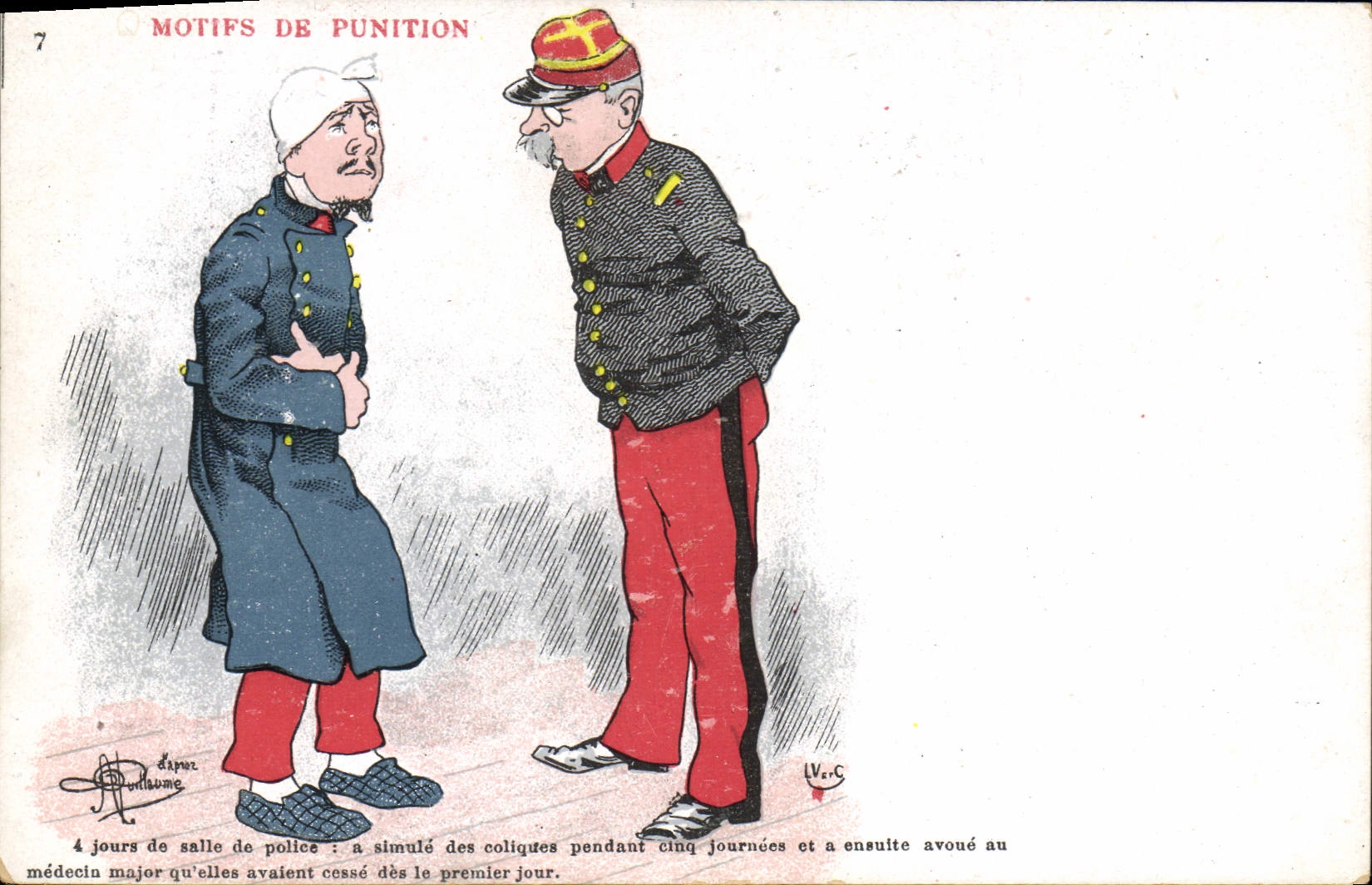 CPA Militaria Motifs de punition