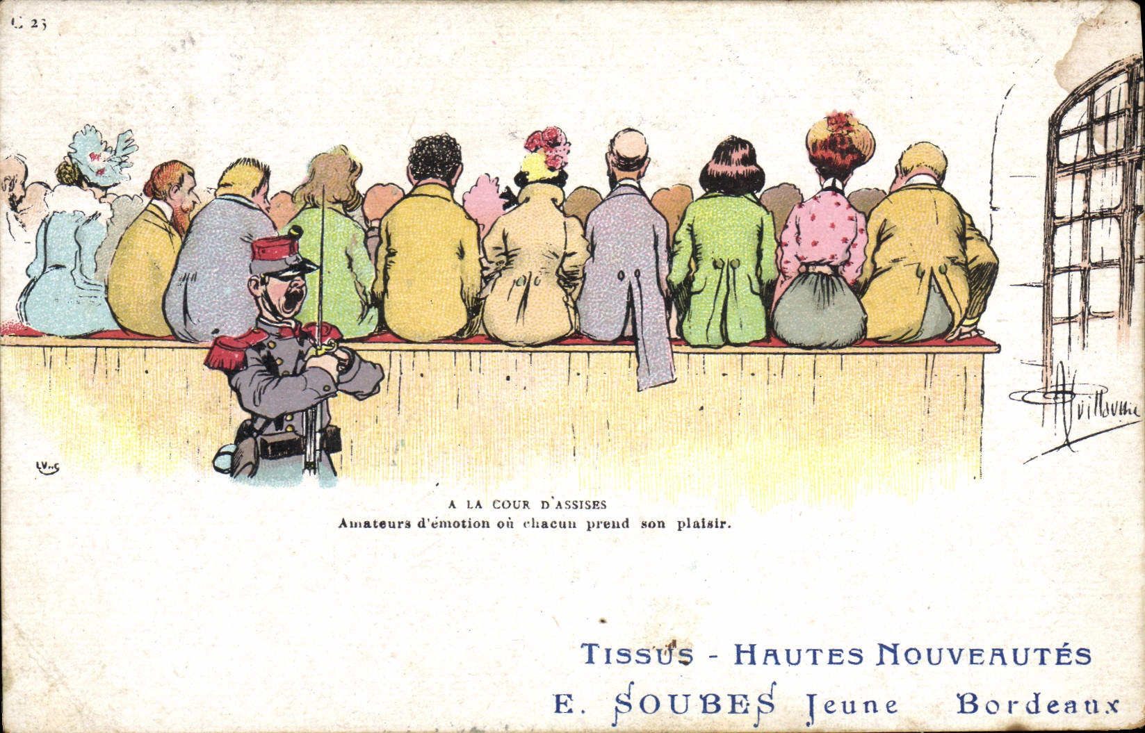 CPA Militaria A la cour d'assise