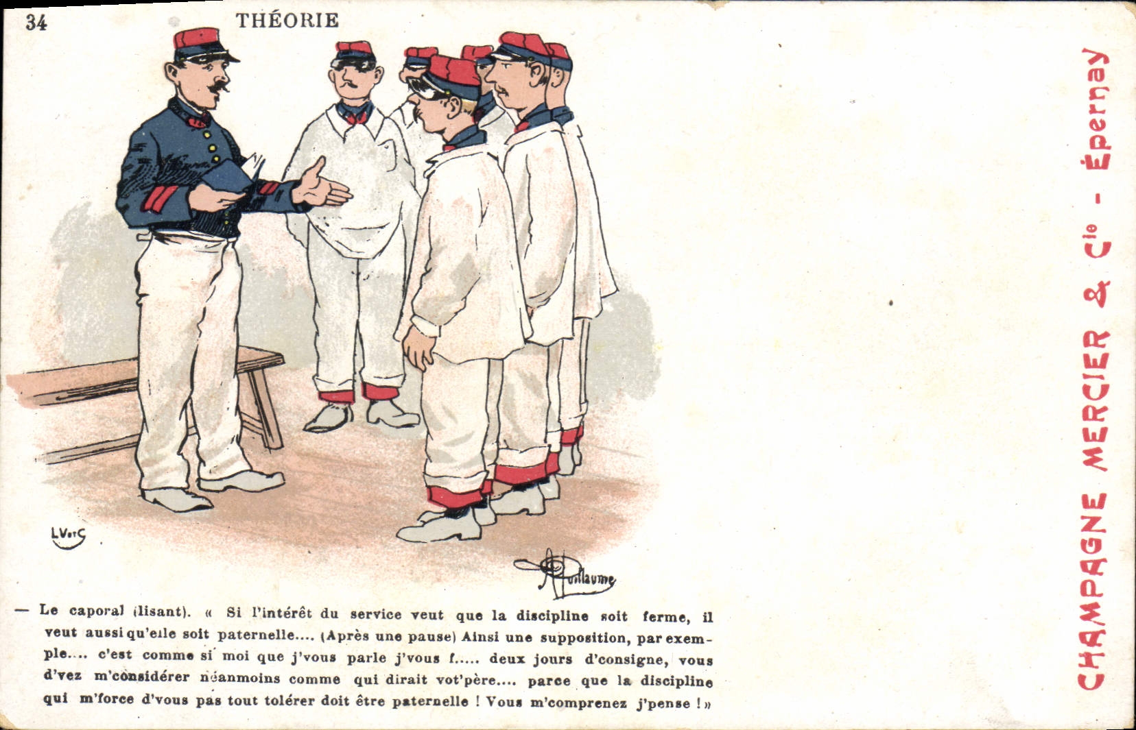 CPA Militaria Theorie