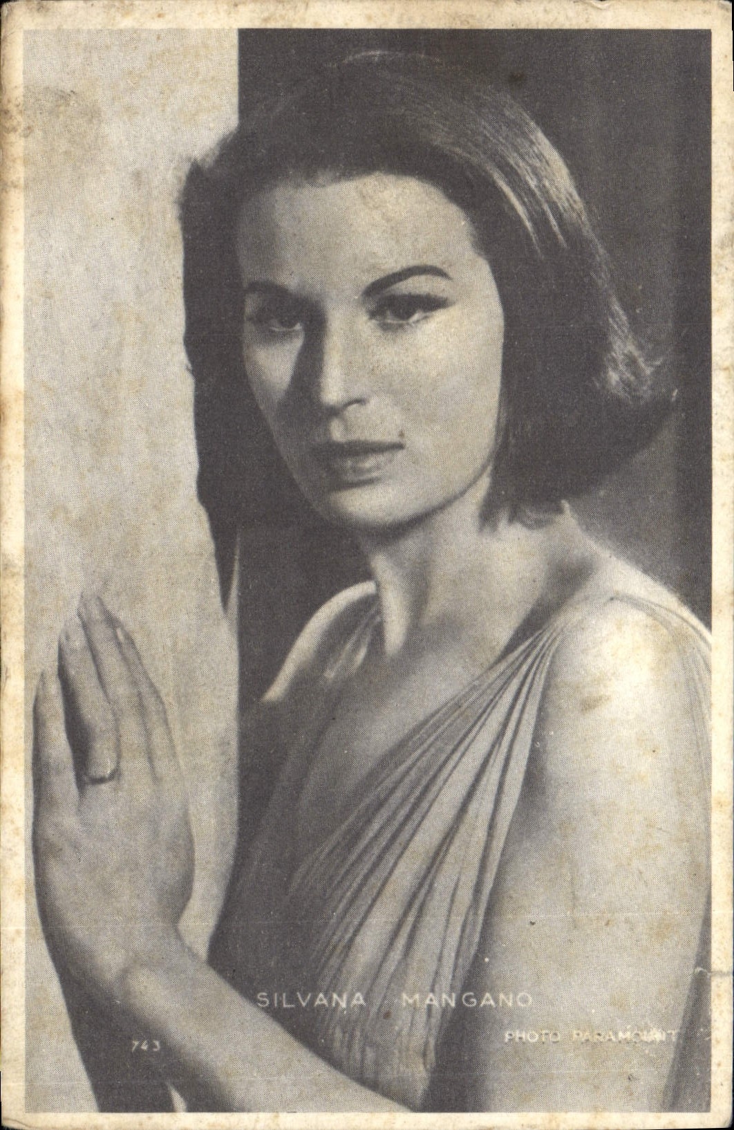 POSTAL MODERNA cine Silvana Mangano
