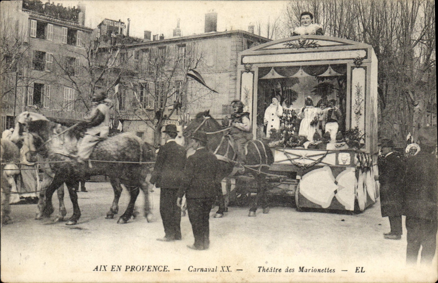 CPA Guignol Theatre Aix en Provence Carnaval XX Theatre des marionnettes