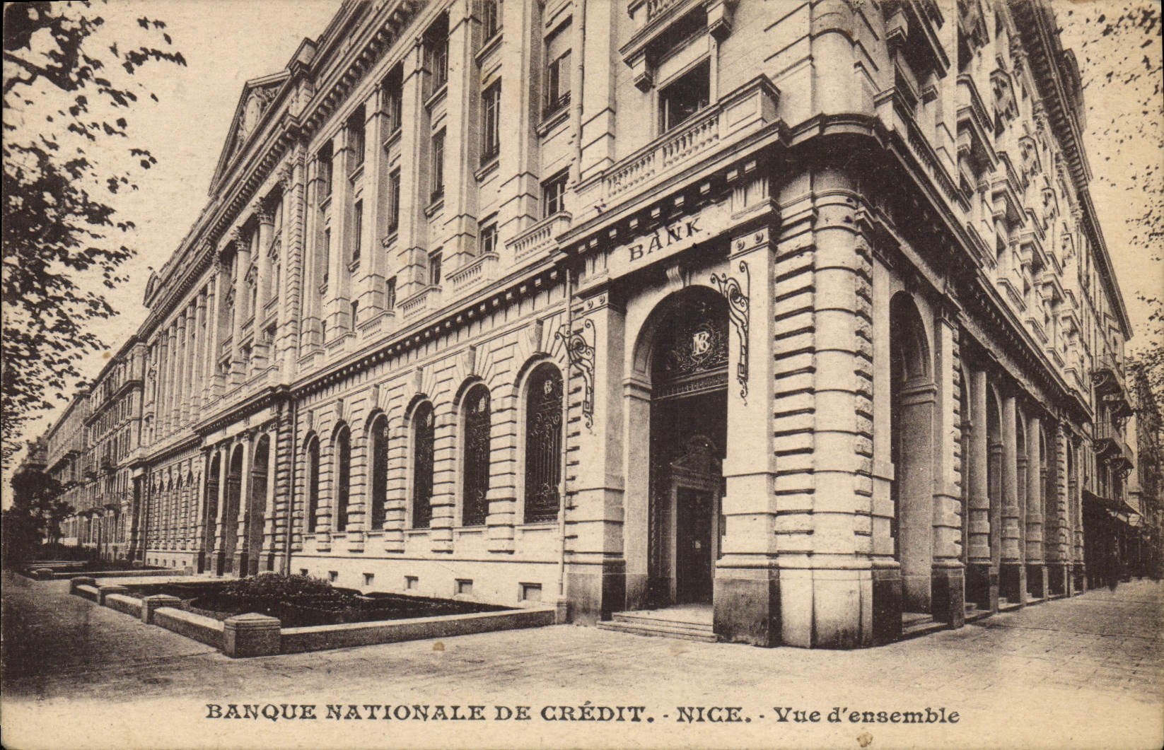 CPA Banque Nationale de Credit Nice Vue d'ensemble