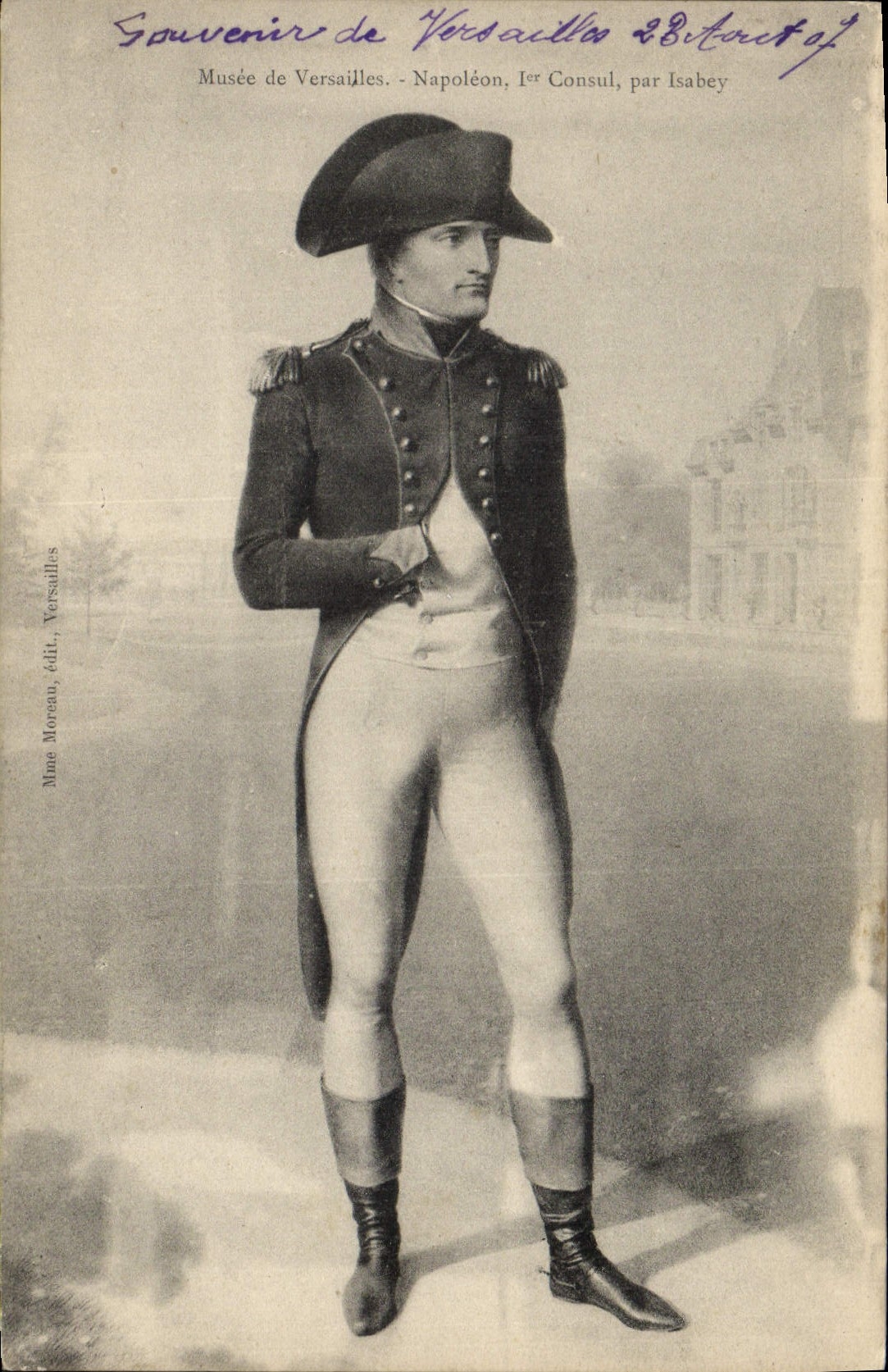 CPA Napoleon 1er Consul par Isabey Musee de Versailles 