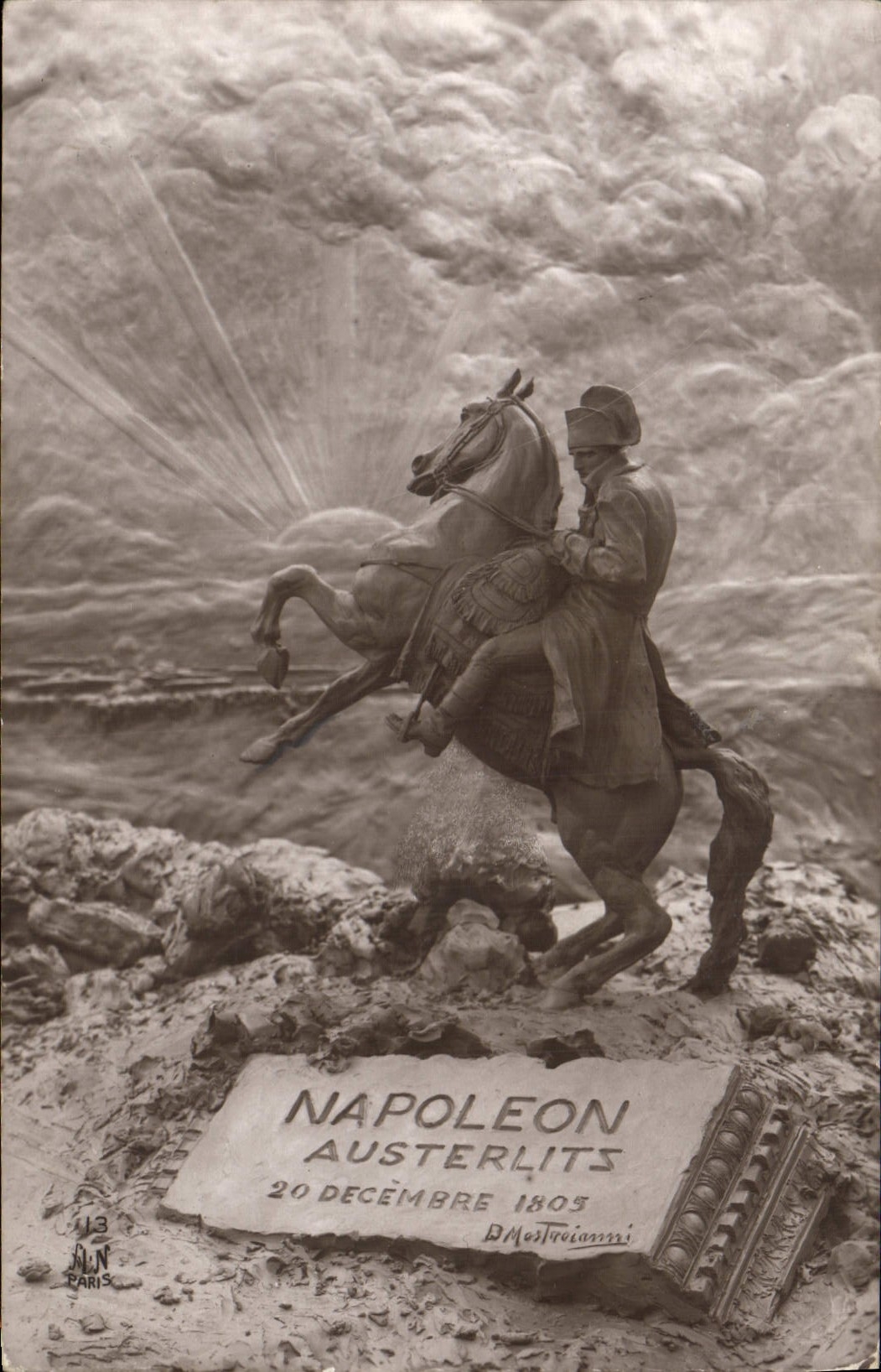 CPA Napoleon 1er Austerlitz 20 decembre 1805