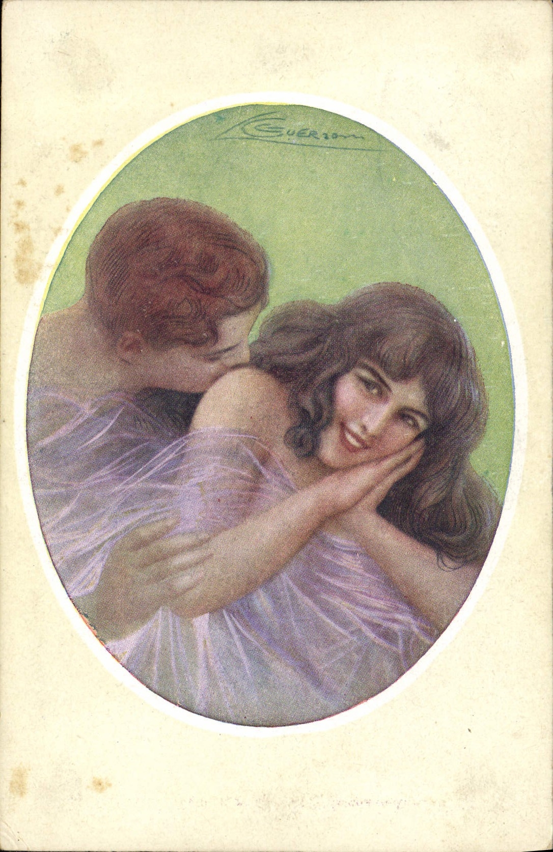 VINTAGE POSTCARD Fantasy Guerzussi Illustrator