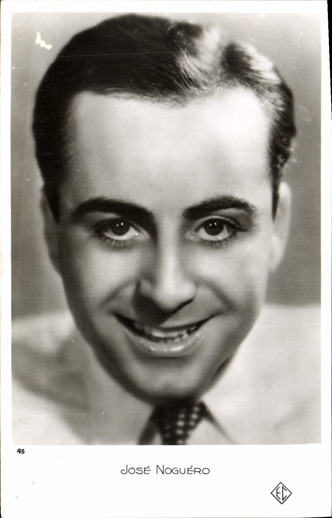 POSTAL MODERNA cine Jose Noguero