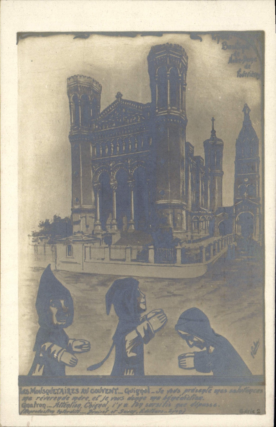 CPA Guignols Les mousquetaires au couvent Mousquetaire Guignol