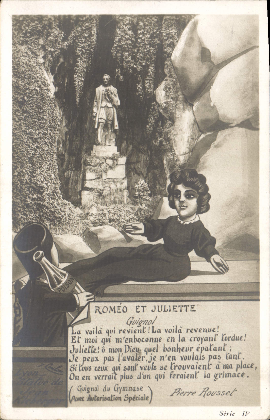 CPA Guignols Romeo et Juliette Guignol