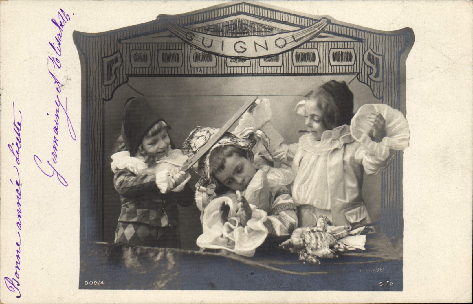 CPA Guignols Guignol Enfants