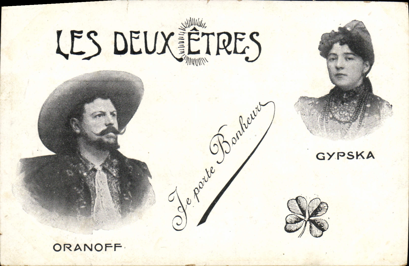 CPA Les deux etres Oranoff Gypska Medium