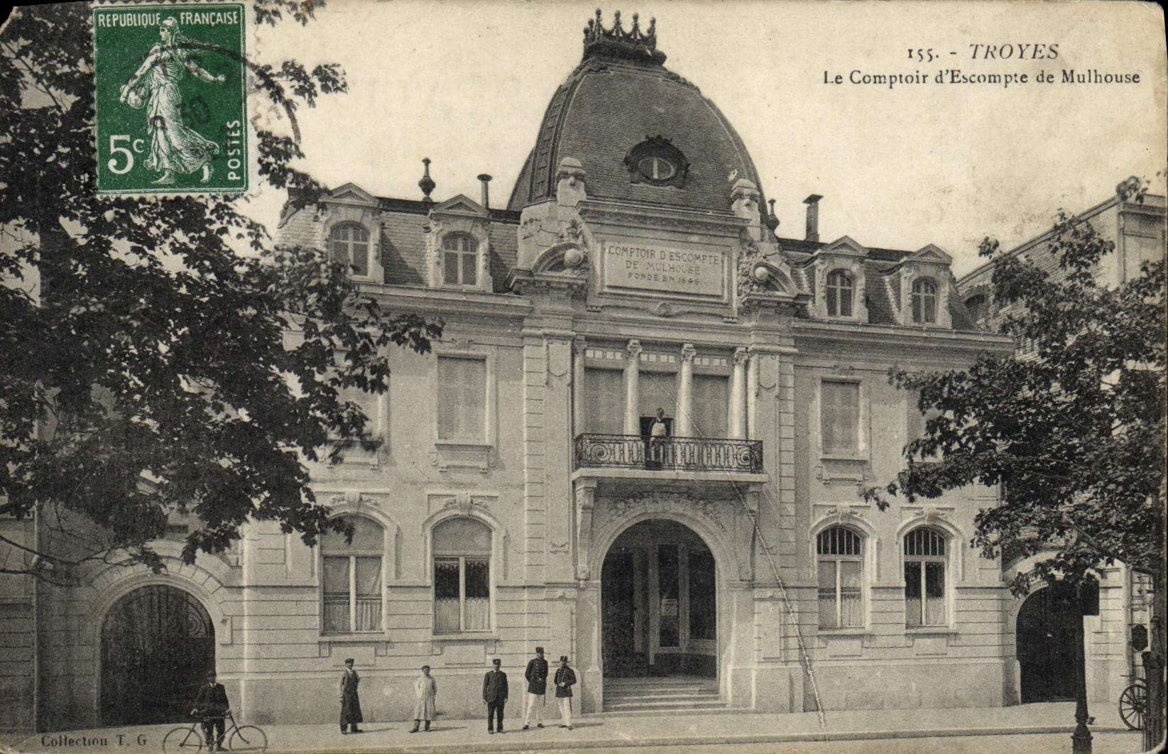 CPA Banque Troyes Le Comptoir d'escompte de Mulhouse 