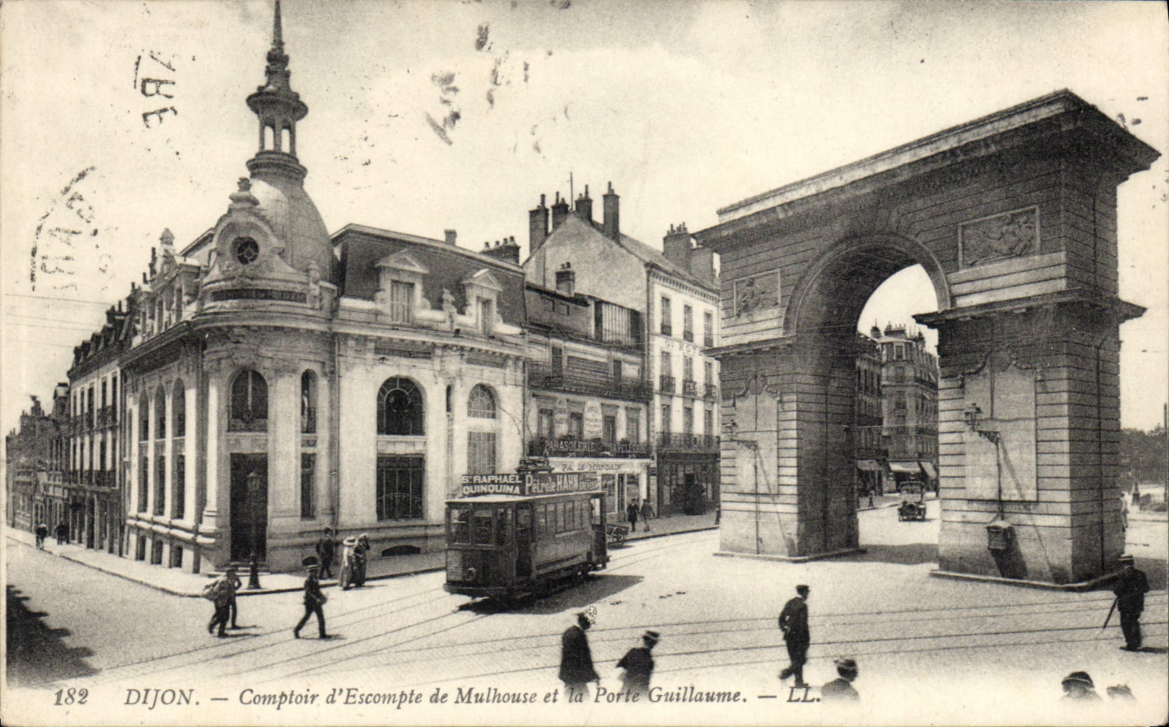 CPA Banque Dijon Porte Guillaume et le Comptoir d'Escompte de Mulhouse 