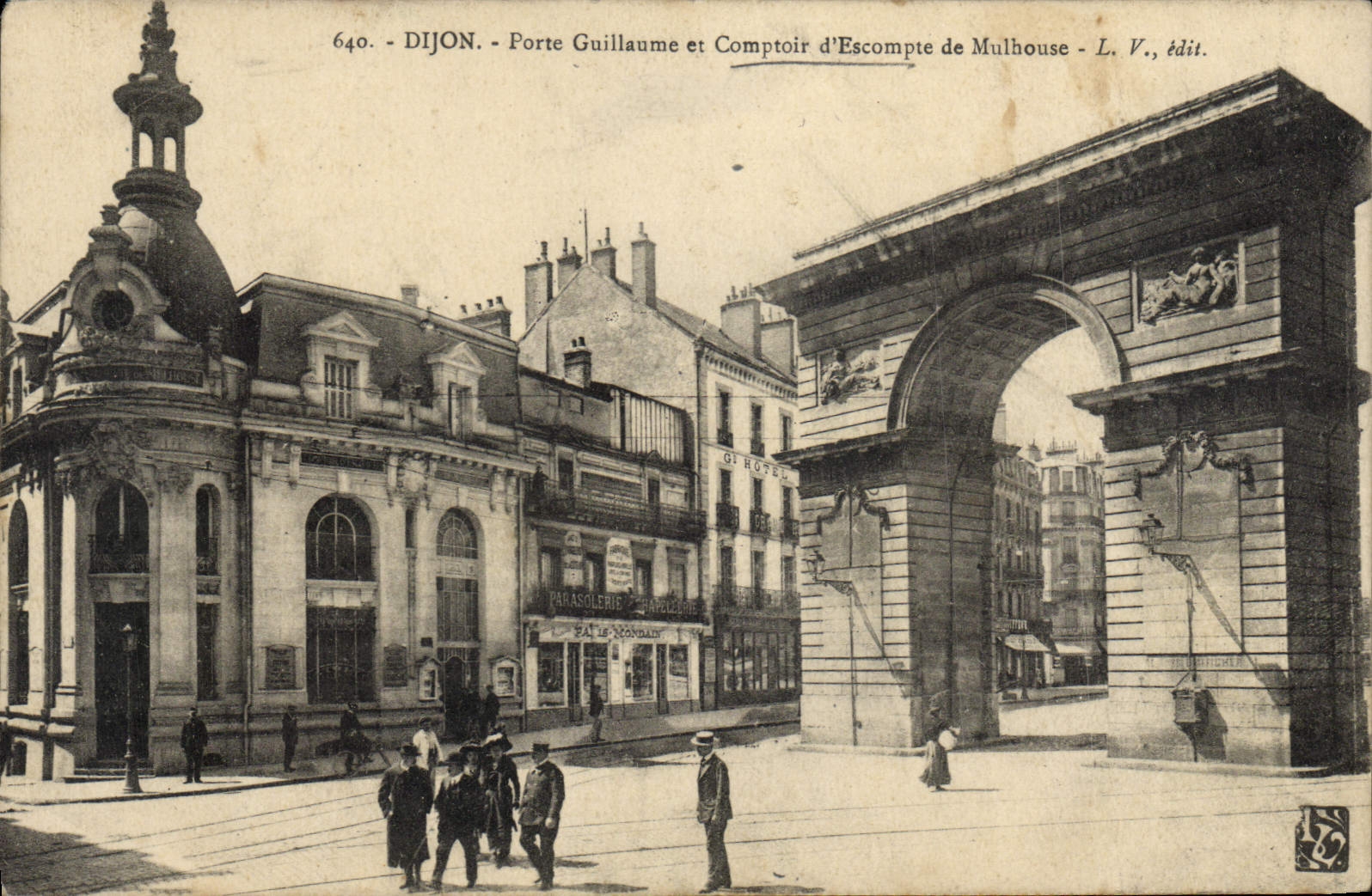 CPA Banque Dijon Porte Guillaume et le Comptoir d'Escompte de Mulhouse 