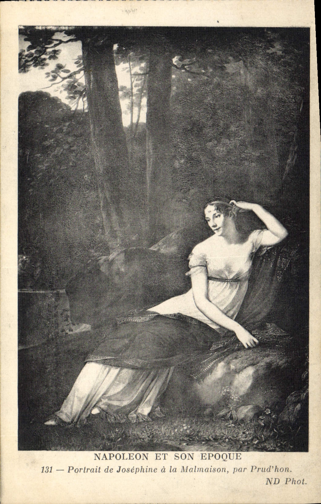 CPA Napoleon 1er Portrait de Josephine a la Malmaison par Prud'hon