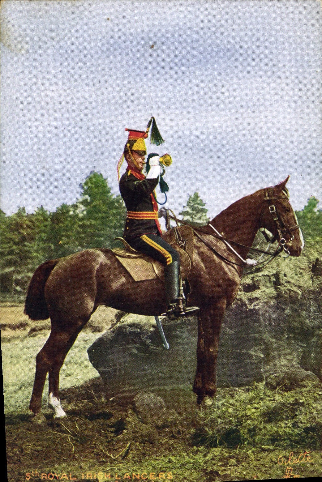 CPA Militaria 5th Royal Irish Lancers