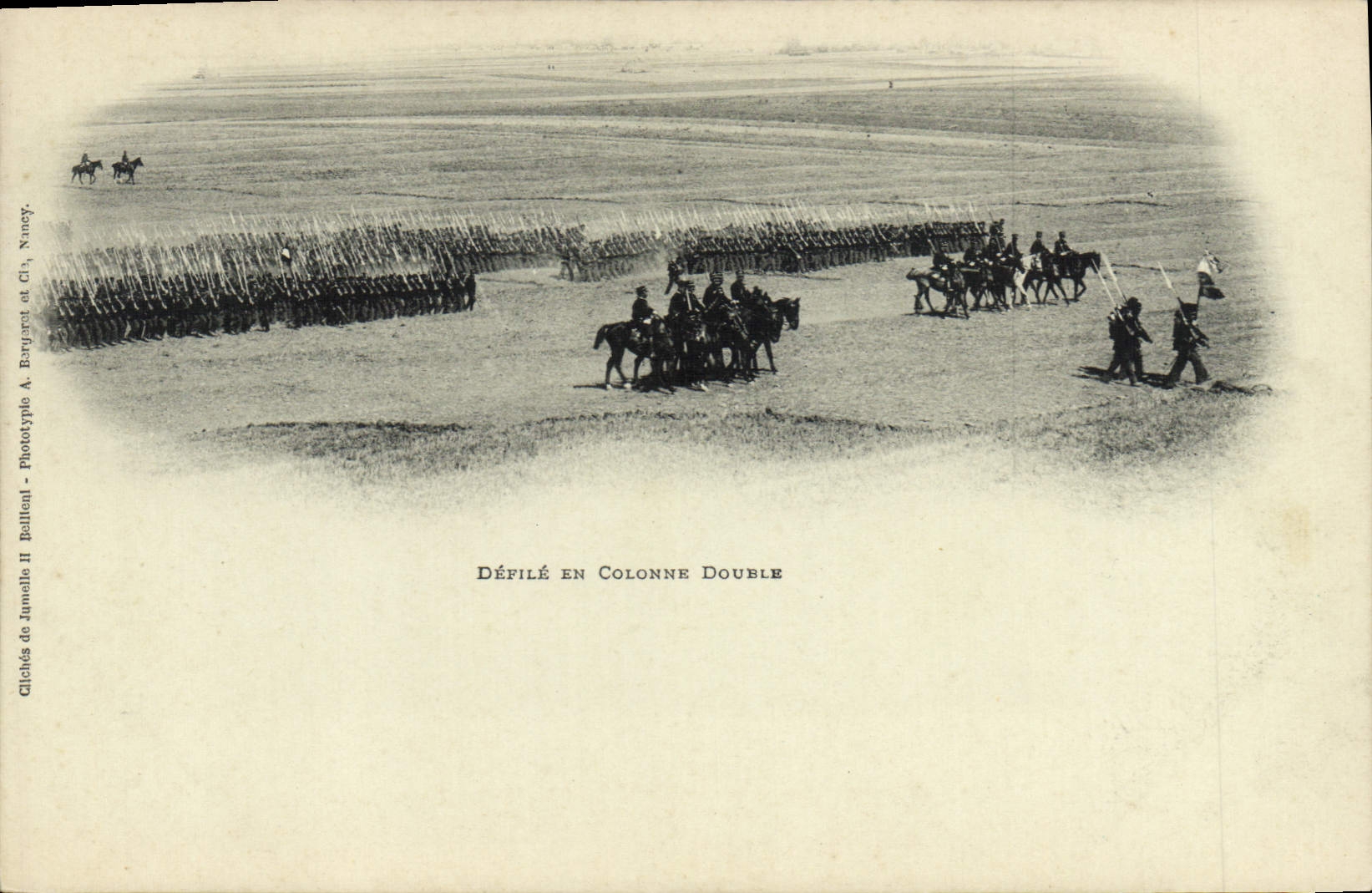 VINTAGE POSTCARD Militaria Ravelled in double column