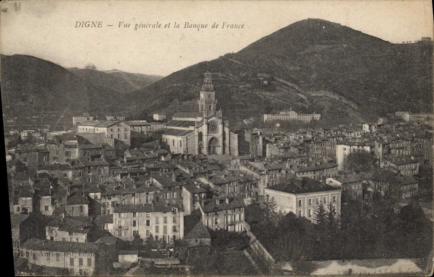 CPA Banque Digne Vue generale et la Banque de France