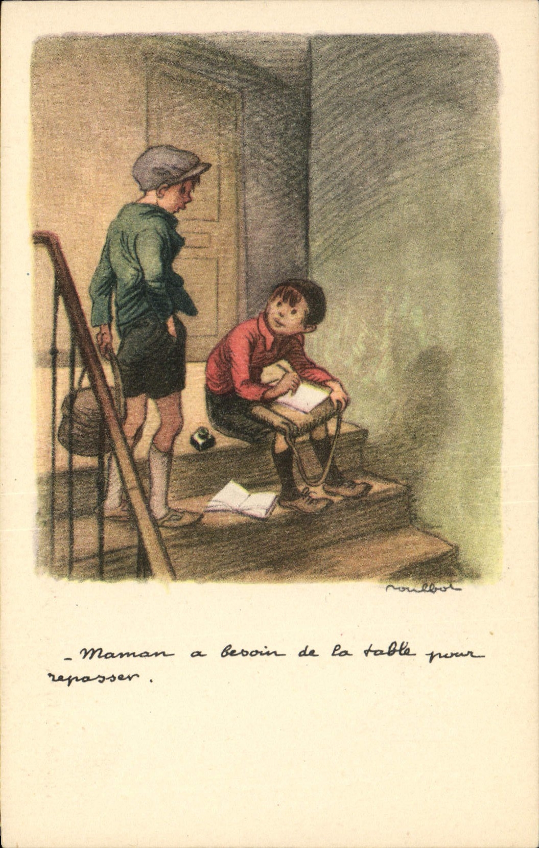 CPA Fantaisie Illustrateur Poulbot 