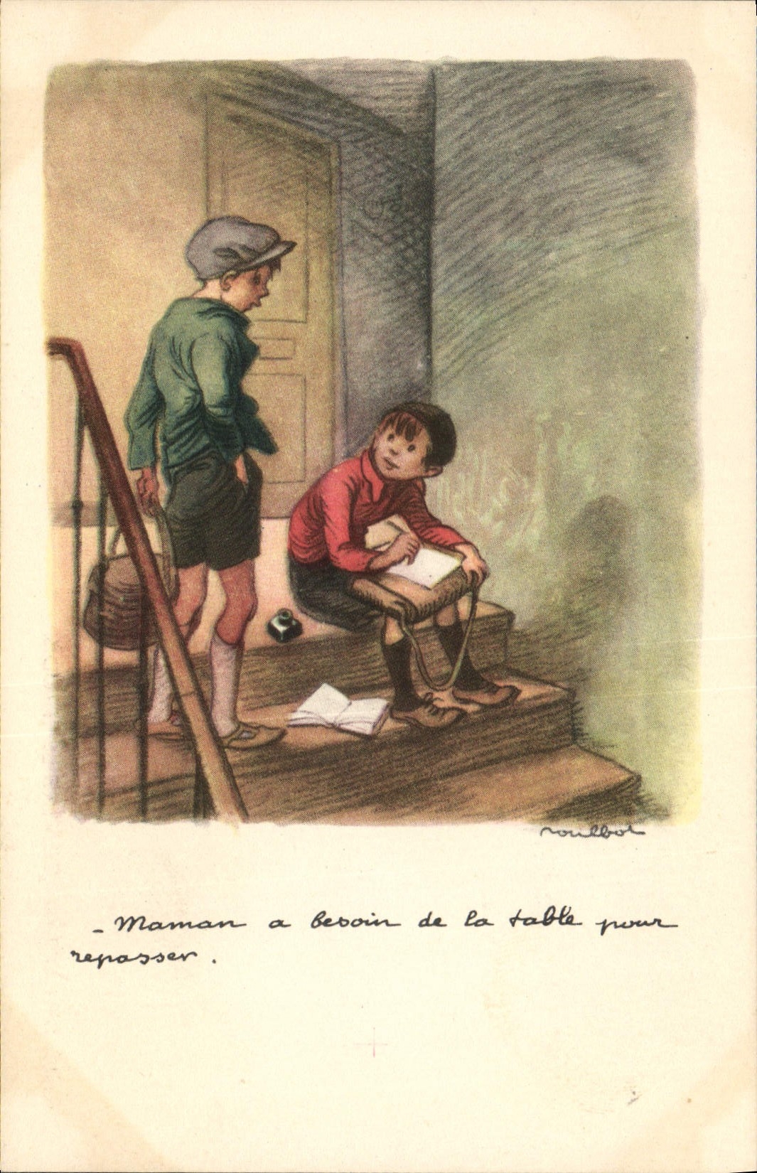CPA Fantaisie Illustrateur Poulbot 