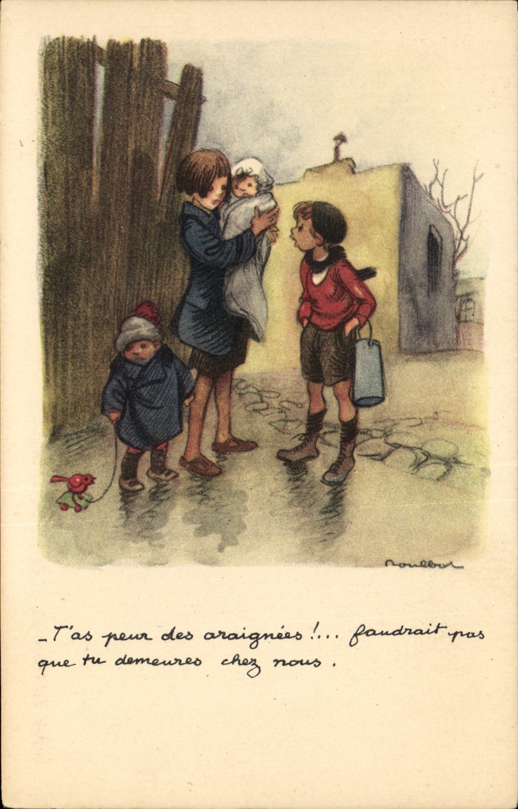 CPA Fantaisie Illustrateur Poulbot 