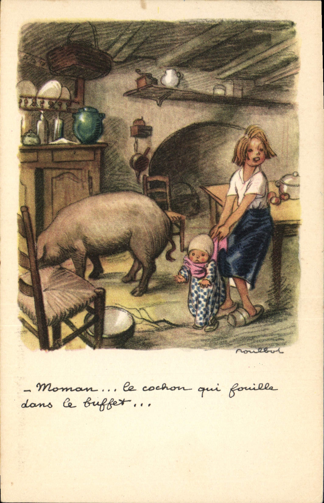 CPA Fantaisie Illustrateur Poulbot 