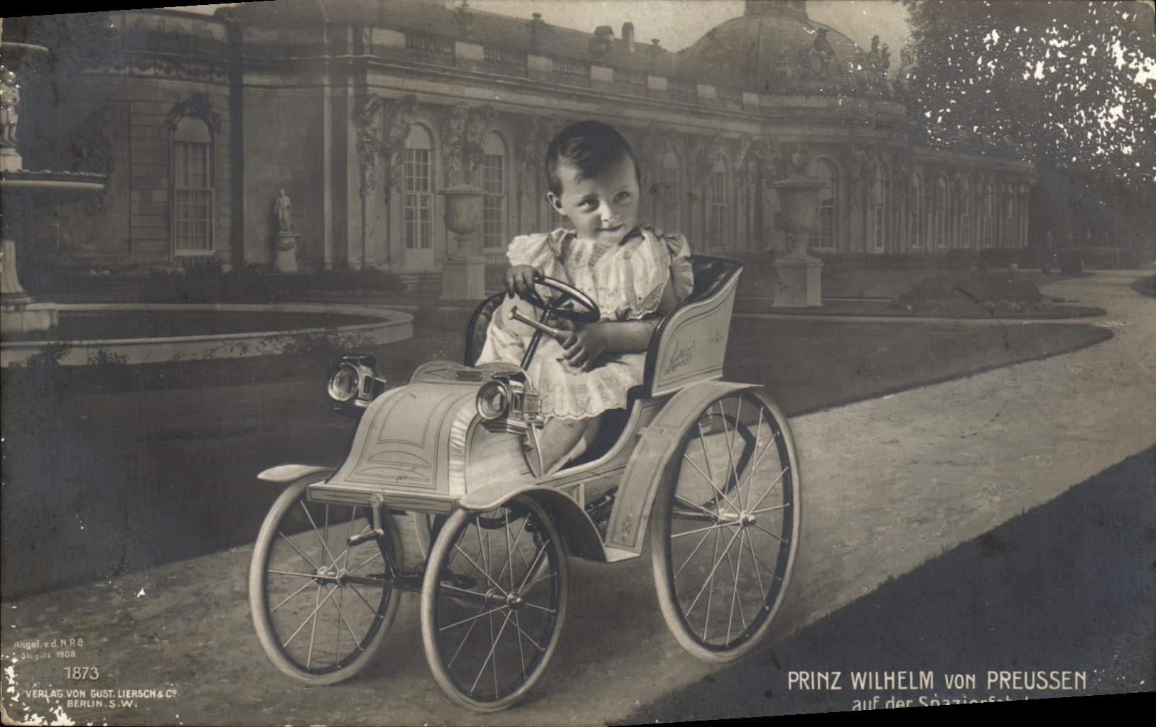 VINTAGE POSTCARD Prinz Wilhelm von Preussen